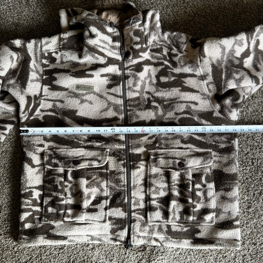 Columbia Men’s XL PHG Gallatin Wool Blend Camo Jacket Hunting Outfitter - Picture 6 of 9